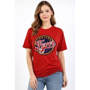 Indiana Fever Graphic T-Shirt – Red WNBA Tee In Size L